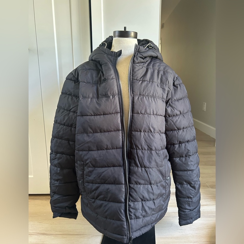NWT Hawke & Co Men's Charcoal Puffer Jacket Size L